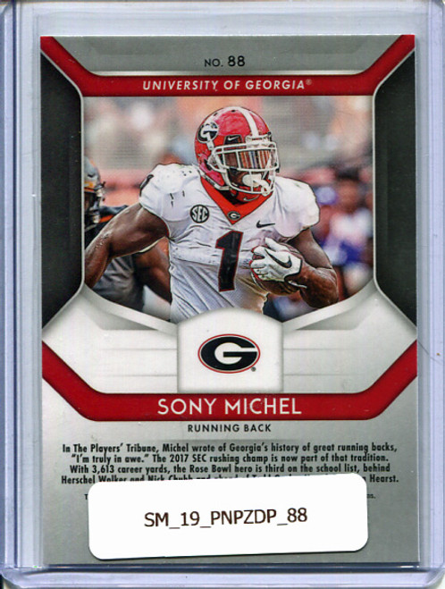 Sony Michel 2019 Prizm Draft Picks #88