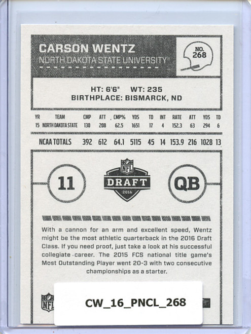 Carson Wentz 2016 Classics #268