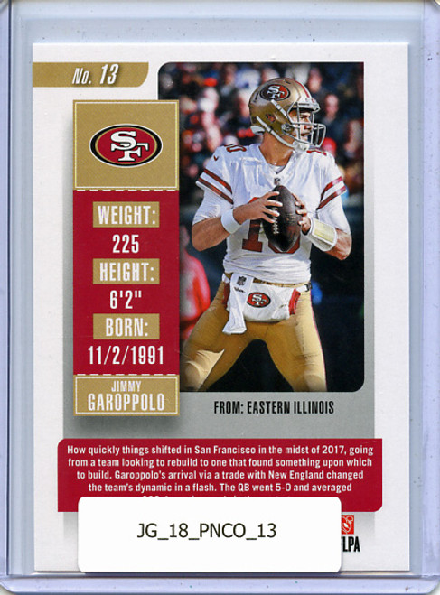 Jimmy Garoppolo 2018 Contenders #13