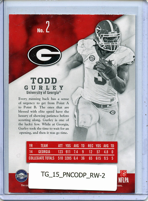 Todd Gurley 2015 Contenders Draft Picks, Rush Week #2