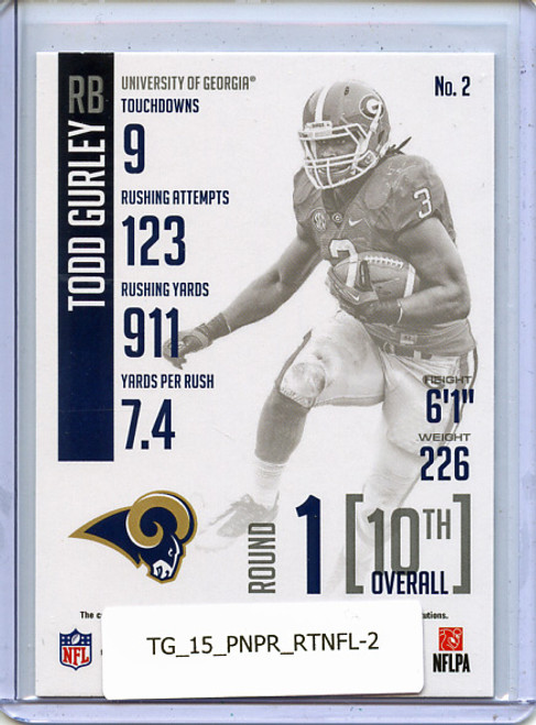 Todd Gurley 2015 Prestige, Road to the NFL #2