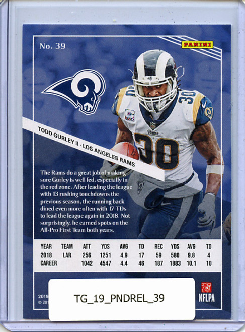 Todd Gurley 2019 Donruss Elite #39