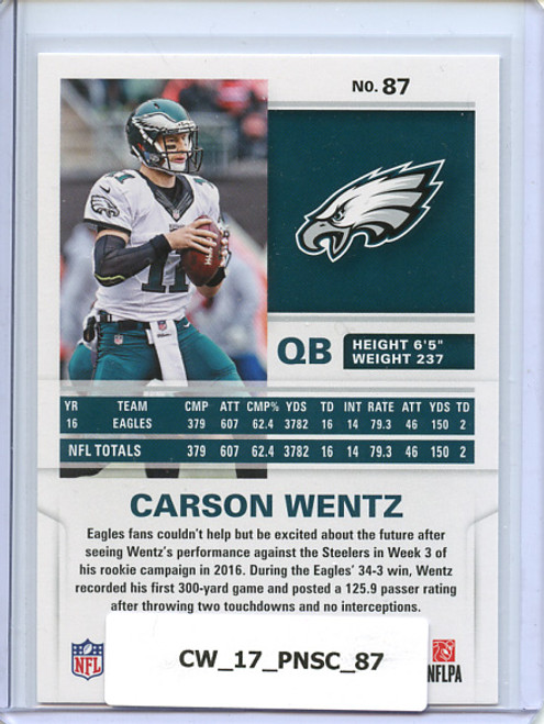 Carson Wentz 2017 Score #87