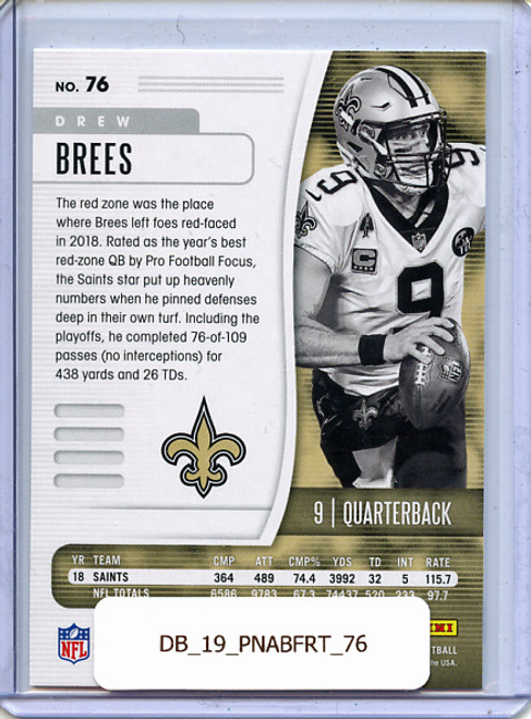 Drew Brees 2019 Absolute #76 Retail