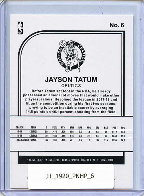Jayson Tatum 2019-20 Hoops #6