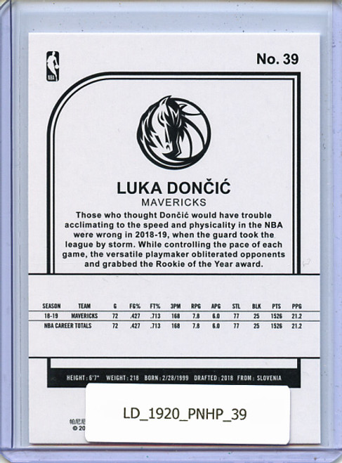 Luka Doncic 2019-20 Hoops #39