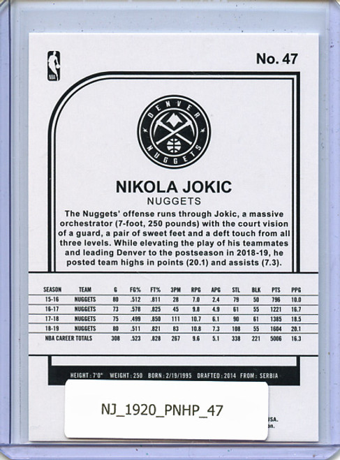 Nikola Jokic 2019-20 Hoops #47