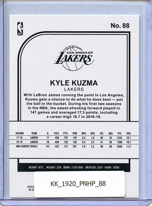 Kyle Kuzma 2019-20 Hoops #88