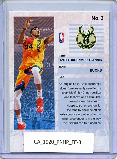 Giannis Antetokounmpo 2019-20 Hoops, Frequent Flyers #3