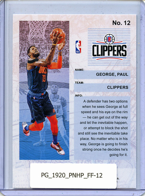 Paul George 2019-20 Hoops, Frequent Flyers #12
