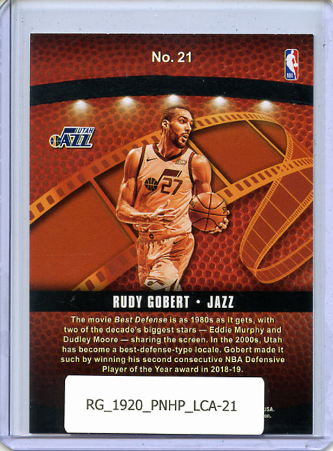 Rudy Gobert 2019-20 Hoops, Lights Camera Action #21