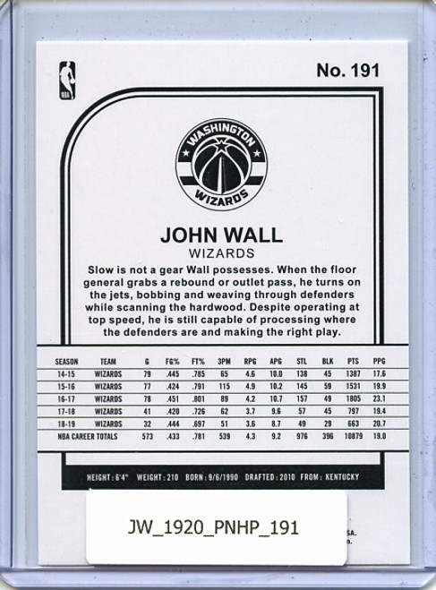 John Wall 2019-20 Hoops #191