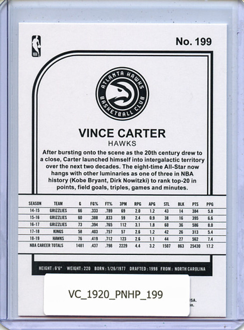 Vince Carter 2019-20 Hoops #199