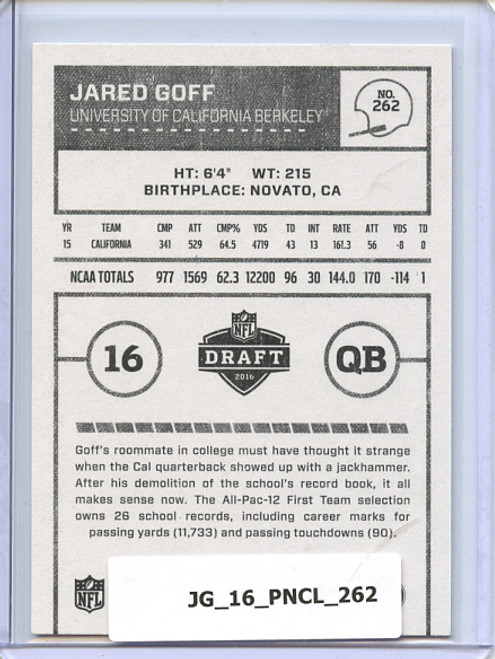 Jared Goff 2016 Classics #262