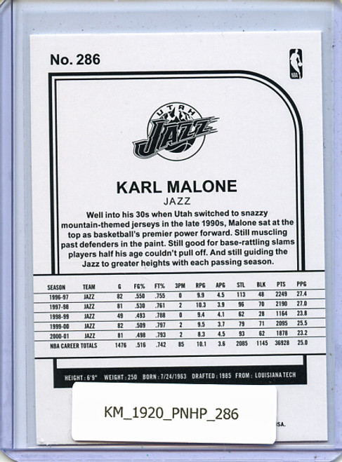 Karl Malone 2019-20 Hoops #286 Hoops Tribute