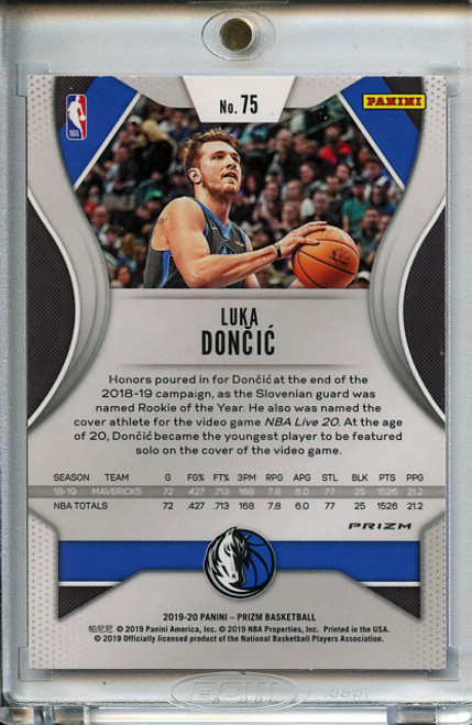 Luka Doncic 2019-20 Prizm #75 Red White & Blue (1)