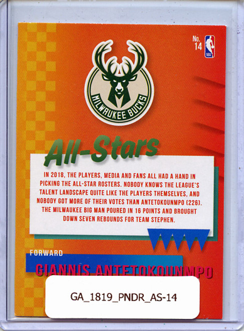 Giannis Antetokounmpo 2018-19 Donruss, All-Stars #14