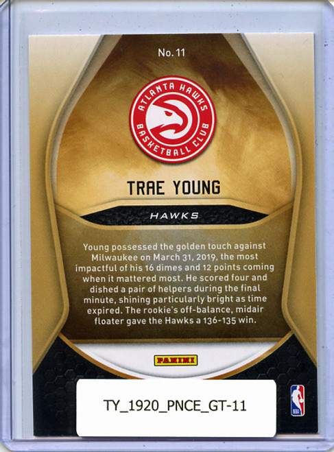 Trae Young 2019-20 Certified, Gold Team #11