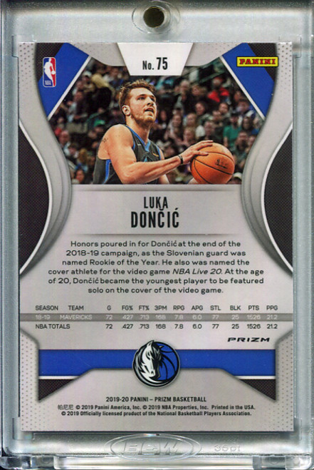 Luka Doncic 2019-20 Prizm #75 Red White & Blue (2)