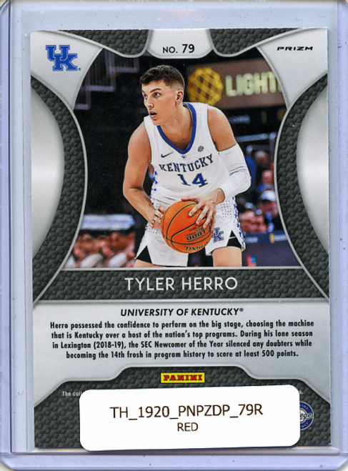 Tyler Herro 2019-20 Prizm Draft Picks #79 Red