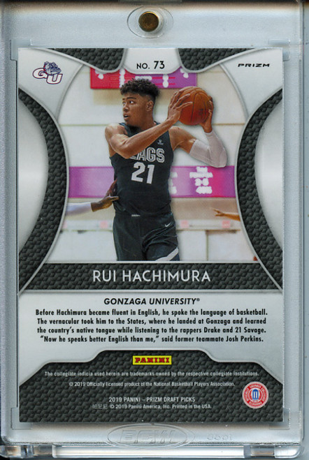 Rui Hachimura 2019-20 Prizm Draft Picks #73 Silver