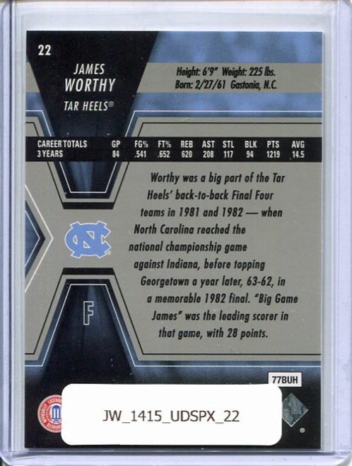 James Worthy 2014-15 SPx #22