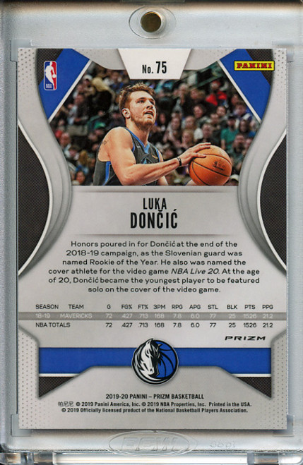 Luka Doncic 2019-20 Prizm #75 Red White & Blue (6)