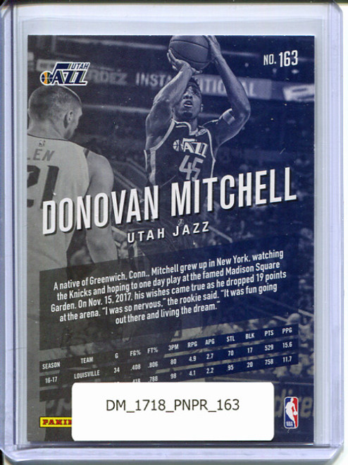 Donovan Mitchell 2017-18 Prestige #163