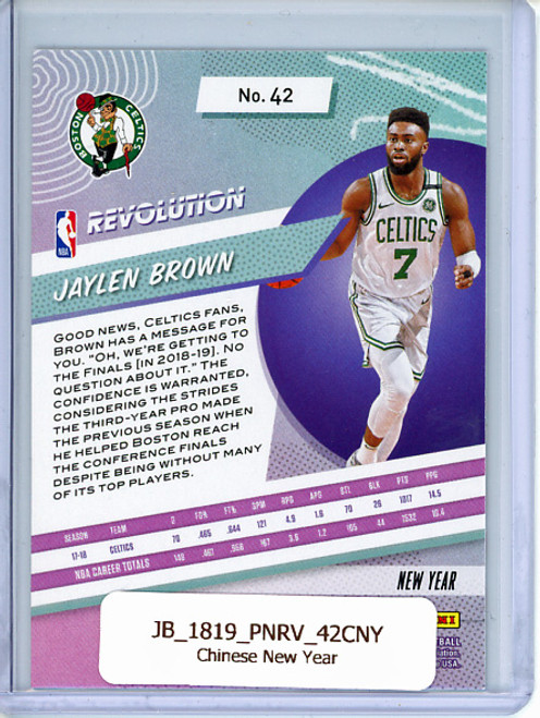 Jaylen Brown 2018-19 Revolution #42 Chinese New Year