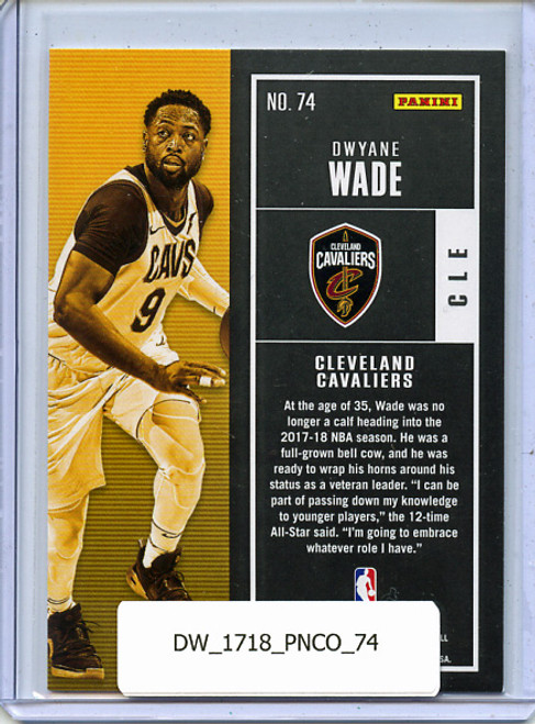 Dwyane Wade 2017-18 Contenders #74