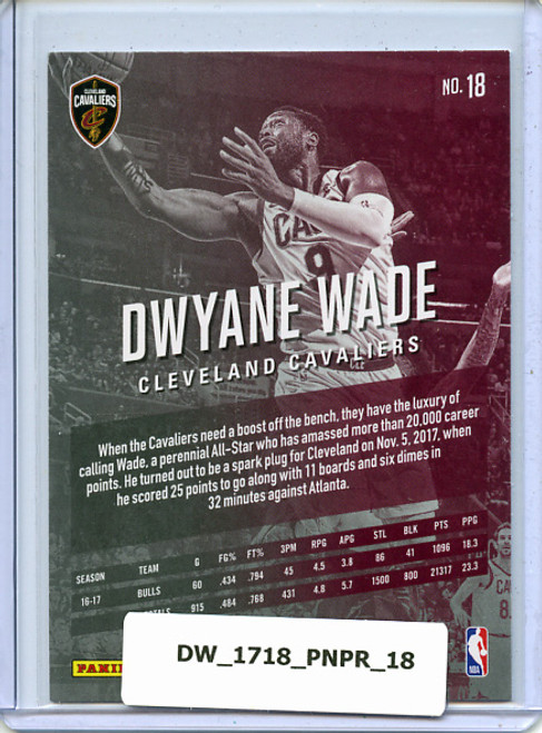 Dwyane Wade 2017-18 Prestige #18