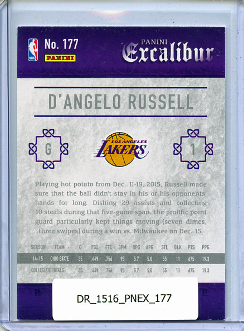 D'Angelo Russell 2015-16 Excalibur #177
