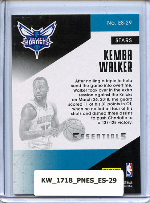 Kemba Walker 2017-18 Essentials, Essential Stars #ES-29