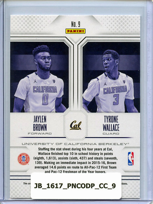 Jaylen Brown, Tyrone Wallace 2016-17 Contenders Draft Picks, Collegiate Connections #9