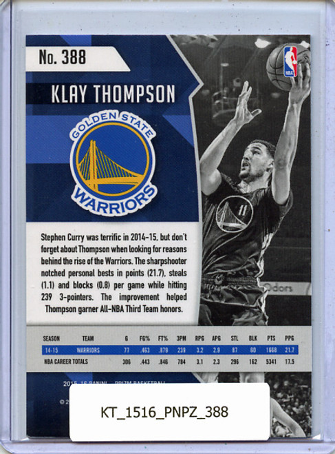 Klay Thompson 2015-16 Prizm #388 All-NBA