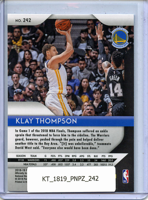 Klay Thompson 2018-19 Prizm #242