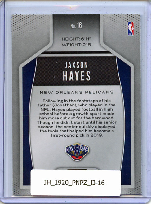 Jaxson Hayes 2019-20 Prizm, Instant Impact #16