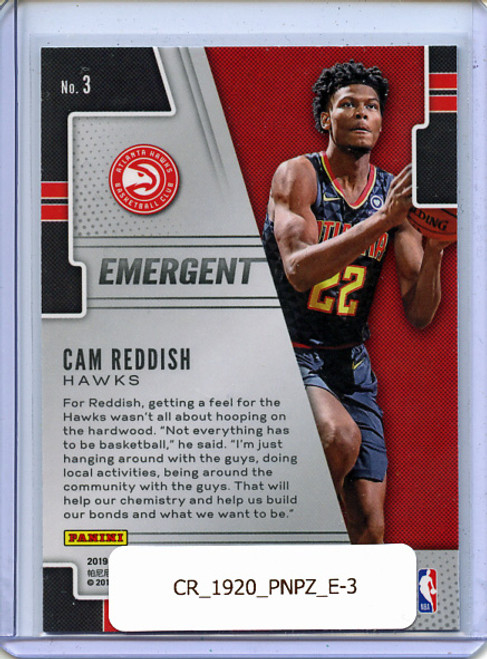 Cam Reddish 2019-20 Prizm, Emergent #3