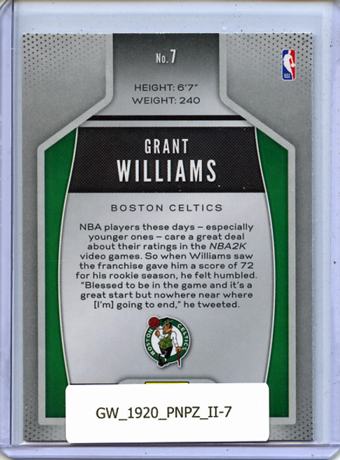 Grant Williams 2019-20 Prizm, Instant Impact #7