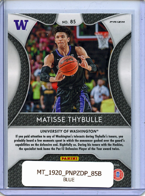 Matisse Thybulle 2019-20 Prizm Draft Picks #85 Blue