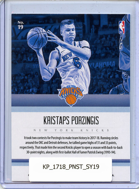 Kristaps Porzingis 2017-18 Status, Symbols #19