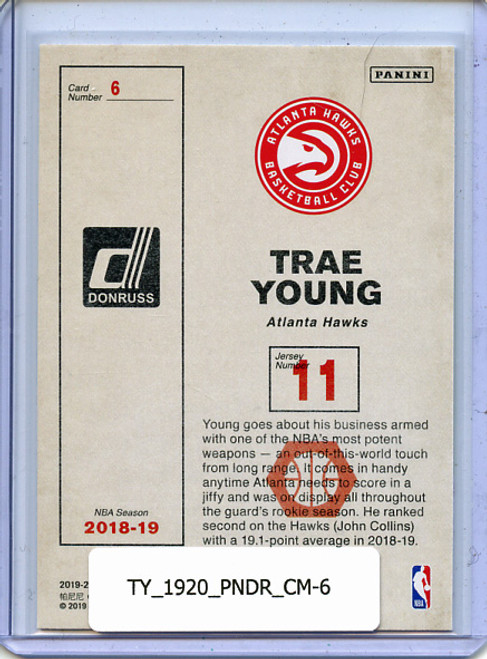 Trae Young 2019-20 Donruss, Craftsmen #6