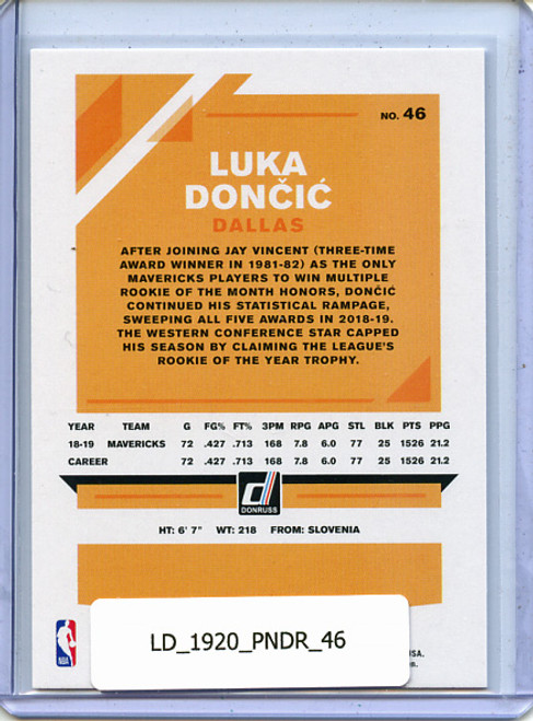 Luka Doncic 2019-20 Donruss #46