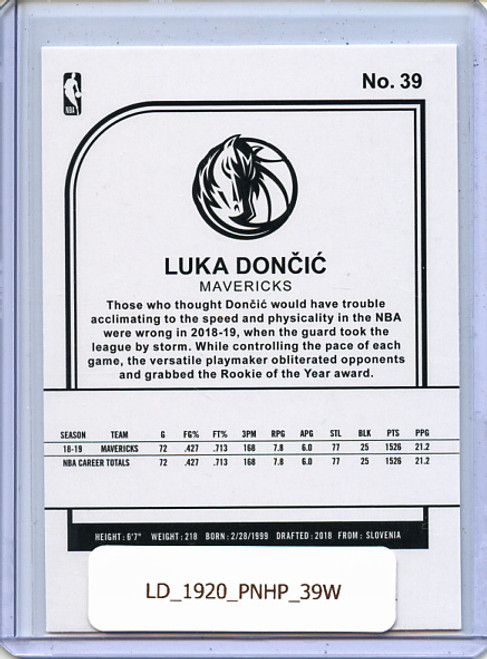Luka Doncic 2019-20 Hoops #39 Winter