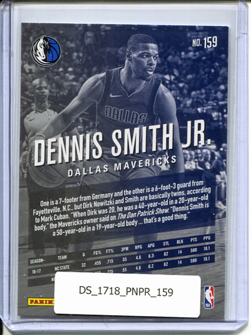 Dennis Smith Jr. 2017-18 Prestige #159