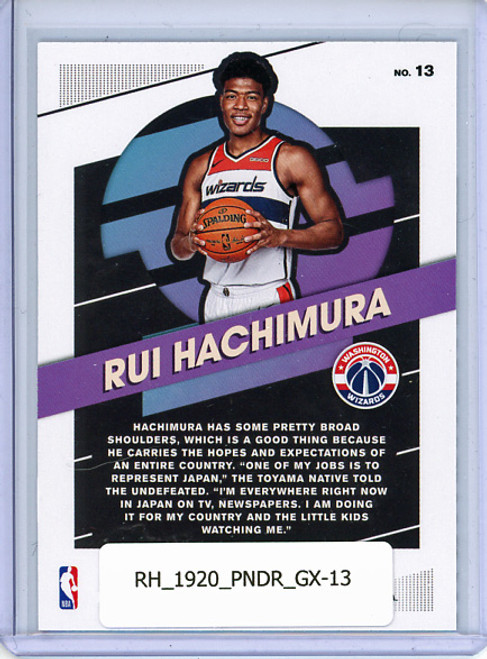 Rui Hachimura 2019-20 Donruss, Great X-Pectations #13