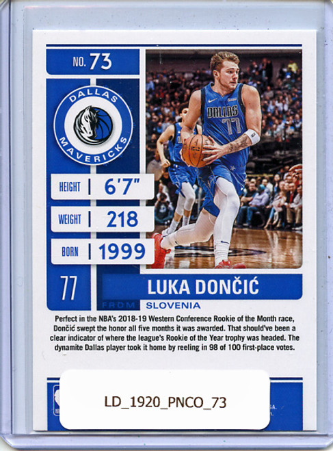 Luka Doncic 2019-20 Contenders #73