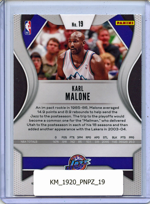 Karl Malone 2019-20 Prizm #19