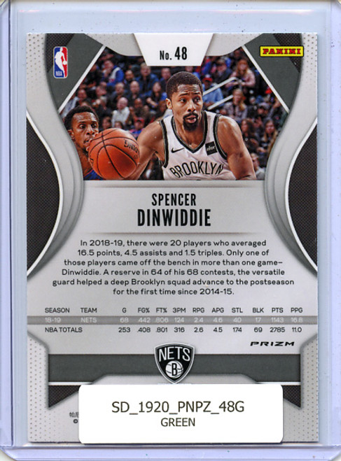 Spencer Dinwiddie 2019-20 Prizm #48 Green