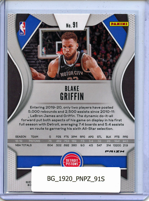 Blake Griffin 2019-20 Prizm #91 Silver